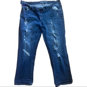 Silver Jeans Suki capris EUC